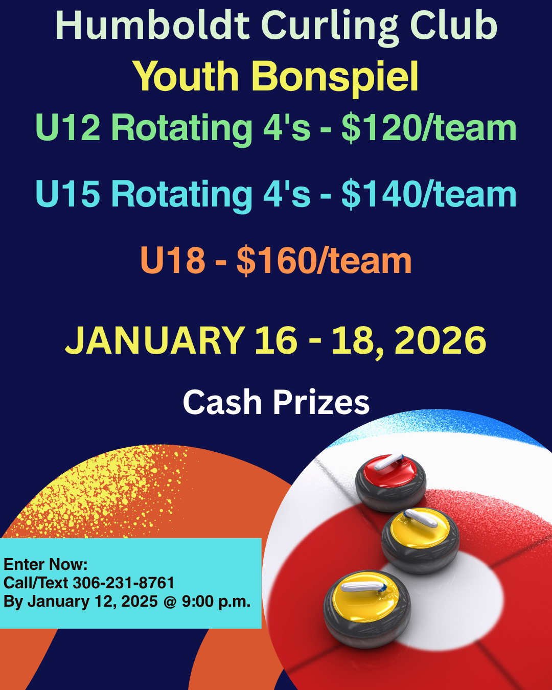 Youth Bonspiel - U12 and U15 and U18